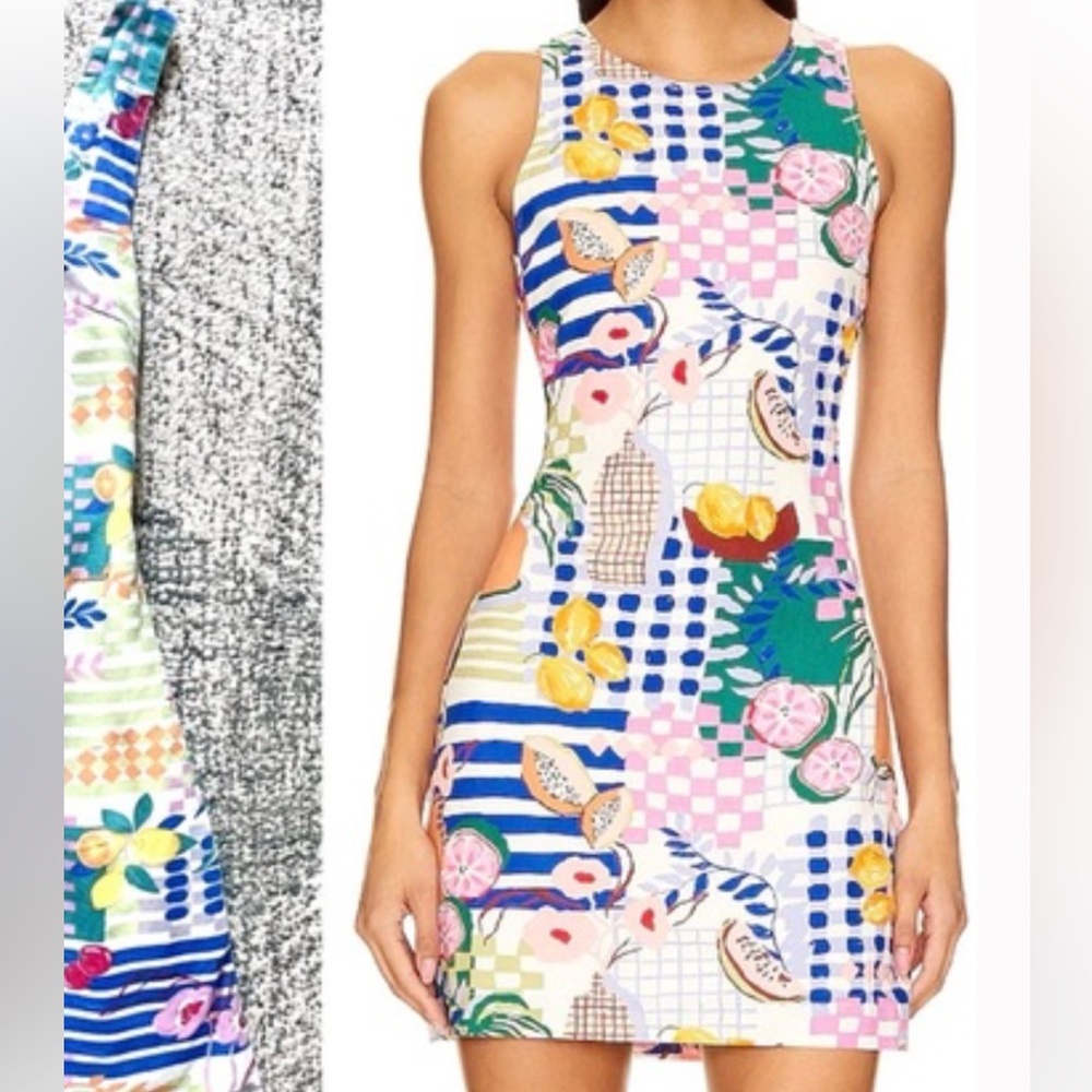 Colorful Patterned Women's Dress